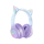 I-ONIK Słuchawki gamingowe B90 RGB kocie uszy Fioletowe ON-B90_CAT/PE - 1372984 - zdjęcie 3